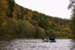 Packraft Tramp na Vltavě