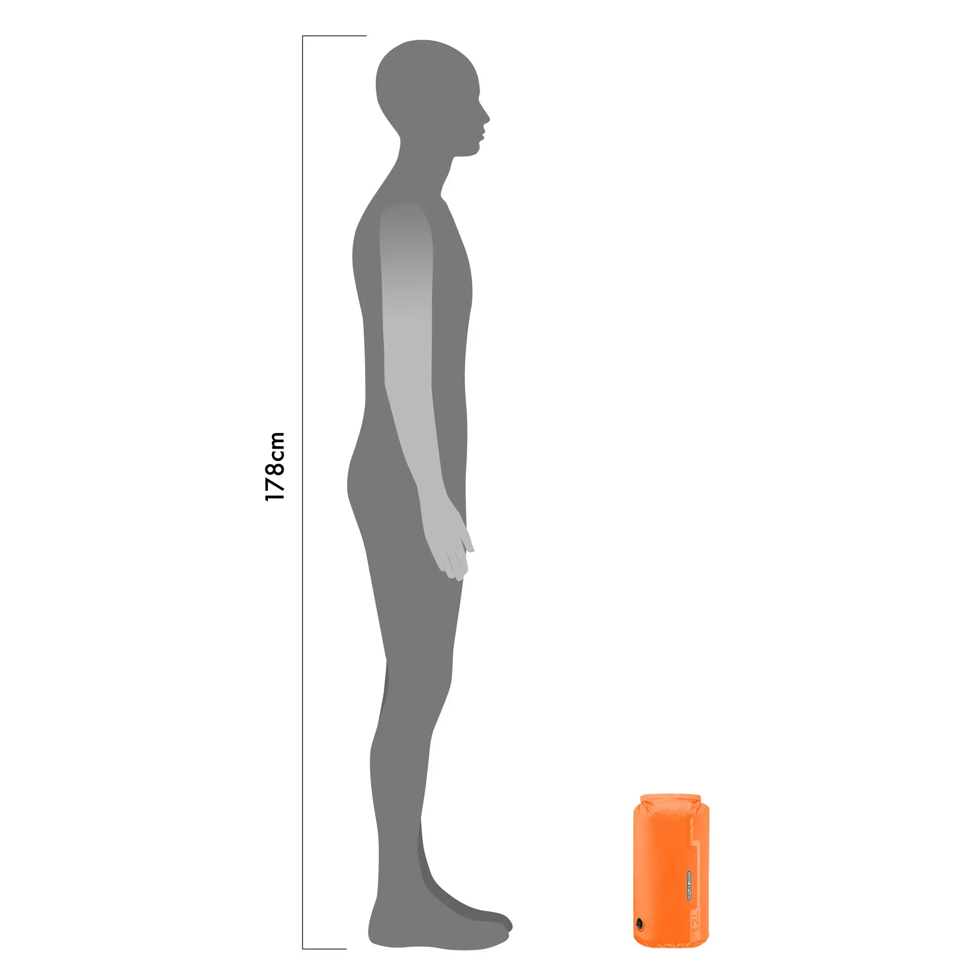 ORTLIEB Dry-Bag Light Valve - 12L - oranžová - Obrázek 5