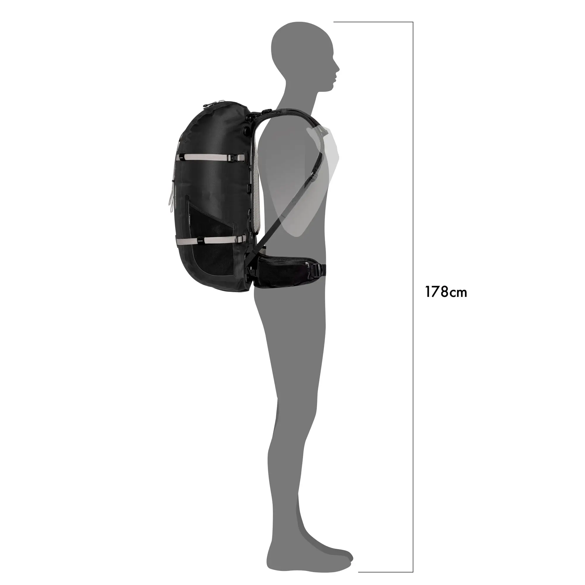 ORTLIEB Atrack 35L - černá - Obrázek 7